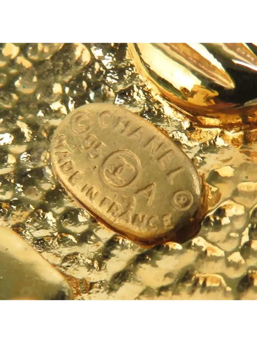 Auth Chanel Vintage Cc Logo Clip On #302846C44B